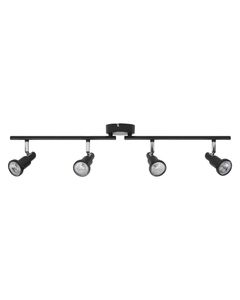 Striscia luminosa a 4 luci nera GU10 3,4W 2700K (Ledvance 828827) - Product Image 1