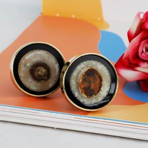 Perilla de madera de resina envolvente de latón, perillas de mármol más vendidas con incrustaciones con tamaño de forma de Color personalizado, artículo hecho en La India - Product Image 3