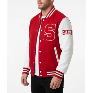 เสื้อแจ็คเก็ตวาร์ซิตี้แบบยูนิเซ็กซ์ งานปักลายตามสั่ง สินค้าขายดี คอลเลคชั่นใหม่ล่าสุดสำหรับทีมแฟชั่นฤดูหนาว - Product Image 6