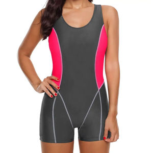 Traje de Baño sin Mangas con Estampado Personalizado, Estilo 2025, para Mujer, Talla Grande, Profesional, con Sujetador Deportivo, para Playa, Servicio OEM - Product Image 3