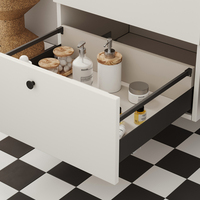 Cajón Exterior de Acero Emuca Simplex 25kg Gris Antracita, 88mm de Altura, 440mm de Profundidad, Correderas Elegantes para Cajón, Modelo 3274035 España