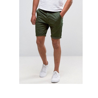 Shorts chino pour homme, grande taille, respirants, super extensibles, coupe slim, décontractés, en coton et élasthanne, pour l'été, avec logo de marque personnalisé