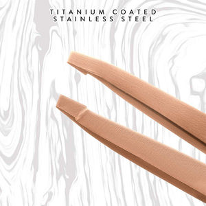 Pinzas para Cejas Reutilizables de Acero Inoxidable de Alta Calidad KAAMIR INSTRUMENTS, Punta Puntiaguda, Ecológicas, Ligeras, Calidad de Salón, para el Hogar - Product Image 3