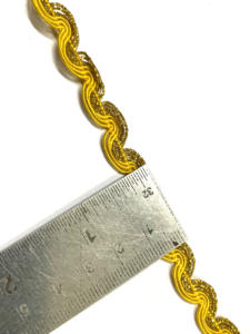 319008 colores múltiples de alta calidad para la opción 8mm 100% poliéster metálico Ric Rac encaje Trim - Product Image 5