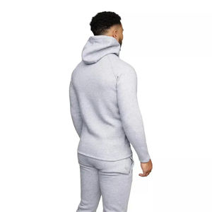 Traje de chándal clásico para hombre que incluye chaqueta con capucha y pantalones de Jogger, tela transpirable ligera para ropa deportiva - Product Image 5
