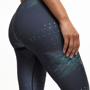 Ensemble yoga d'entraînement 3 pièces personnalisé de haute qualité avec votre propre logo Tissu tricoté taille haute multicolore - Product Image 3