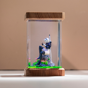 Lámpara de Resina Epoxi Personalizada, Lámpara de Resina Epoxi, Lámpara de Resina Epoxi Personalizada, Lámpara de Arte de Madera y Resina, Luz Nocturna Personalizada, Regalo Hecho a Mano, Cumpleaños - Product Image 3