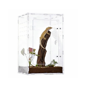 Ateş Göbekli Kurbağa İçin Yüksek Kaliteli Su Geçirmez Kafes, Pürüzsüz Yüzey, Hızlı Durulama Tasarımı, Biyoaktif Hazır Reptil Kafesi - Product Image 1