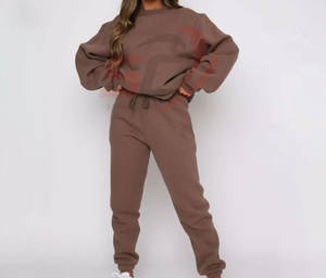 Chándal de Fitness de invierno de alta calidad para mujer con capucha de gran tamaño patrón sólido de maternidad nueva llegada ropa deportiva de algodón - Product Image 2