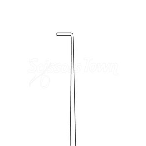 ตะขอ Dura มุมขวาที่มีปลายทู่สำหรับการผ่าตัดและการหดตัวของเส้นประสาทในระบบประสาท - Product Image 6