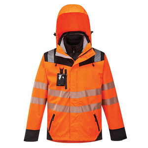 Veste d'hiver rembourrée haute visibilité respirante de qualité supérieure pour le travail, disponible en deux couleurs - Product Image 6