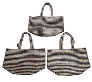 Offre spéciale, sacs en jute avec logo personnalisé, vente en gros de sacs écologiques biodégradables, deux poignées de dame vintage de style bohème pour l'été et l'hiver - Product Image 1