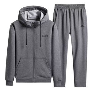 Conjunto Deportivo con Capucha para Hombre, Diseño Nuevo, Personalizable con Logotipo, de Poliéster, para Exteriores, con Patrón Sólido, Ropa Deportiva de Invierno - Product Image 5