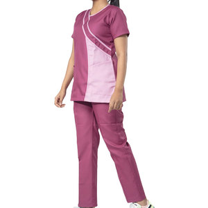 Uniforme médico profesional, conjuntos de uniformes de manga corta para mujeres, el mejor diseño de fabricación, exfoliante médico impreso para mujeres - Product Image 3