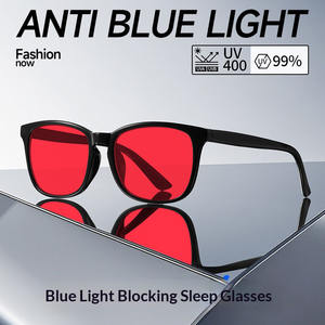 레드 렌즈 리딩 안경 안티 블루 라이트 필터 OEM 안경 블루 라이트 차단기 안경 오렌지 블루 라이트 차단 안경 - Product Image 3