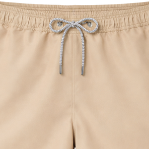 Shorts de bain décontractés pour hommes, écologiques, respirants, séchage rapide, légers, avec taille élastique et cordon de serrage pour la plage, la piscine et les vacances - Product Image 6