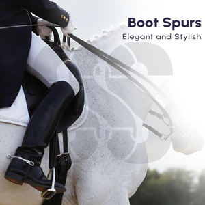 Espuelas de Equitación de Acero Inoxidable Hechas en Pakistán 2026, Duraderas y Resistentes a la Corrosión, Estilo Inglés, para Hombres y Mujeres - Product Image 6