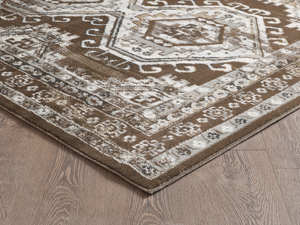 Alfombra Turca de Lujo Hecha a Máquina Palmira 32x35 16 Gris Marrón Premium para Sala de Estar del Fabricante de Gaziantep - Product Image 3