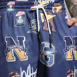 Pantalones cortos de lavado ácido de la mejor calidad para hombres 100% algodón serigrafía sólida tela suave contraste atractivo salida superior - Product Image 5