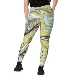Premium Quality Push Tummy Control Full Length High Waist Breathable Quick Dry Spandex/<b>Nylon</b> Heat-Transfer Printed Yoga <b>Leggings</b> - Product Image 4