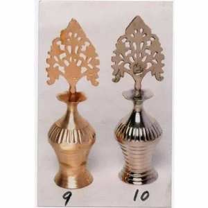 Moradabad - Porta Kohl/Surma de Latón Puro de Estilo Clásico, Regalo Islámico para Polvo Delineador de Ojos Árabe, Porta Cosméticos Decorativo - Product Image 1