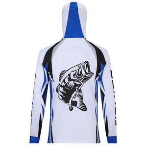 Vente en gros personnalisé UPF 50 sweats à capuche de pêche pour hommes respirant séchage rapide Performance hommes protection UV sweats à capuche de pêche - Product Image 2