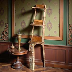 Estante para Libros de Latón FTD, Apto para Sala de Estar, Tipo de Instalación Vertical - Product Image 2