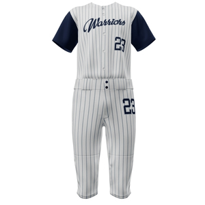 Maillot de baseball pour homme adulte respirant à séchage rapide, col en V, 100% polyester, imprimé personnalisé par sublimation, motif uni, tissu 300g, OEM - Product Image 1