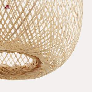 New Items 2024 <b>Rattan</b> Bamboo Lampshade Natural Bamboo <b>Pendant</b> Light for Home Kitchen Hotel Decoration - Product Image 2