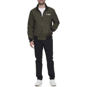 Chaquetas Bomber Personalizadas para Hombre, Cuello Alto, Logotipo Frontal, Servicio OEM de Pakistán, Diseño Urbano - Product Image 2