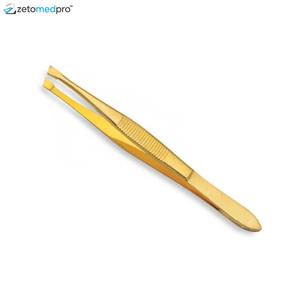 Pince à épiler de précision ZetomedPro Premium, acier inoxydable texturé noir - Product Image 3