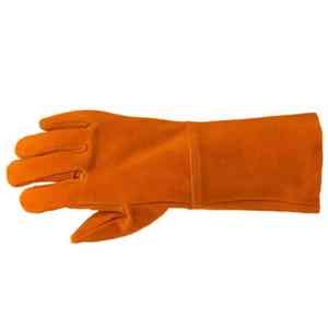 Los mejores guantes de soldadura de cuero Unisex, resistentes al fuego de alta calidad, cómodos para la construcción, guantes de soldadura de cuero de seguridad para las manos - Product Image 1