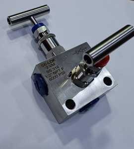 Swagelok 1/2\" NPT Female Stainless Steel <b>Pressure</b> <b>Gauge</b> Valve with Ball Structure 2-Way Manifolds Valves Instrumentation - Product Image 2