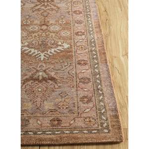 พรมขนสัตว์ถักมือ Erbe สีเบจ-น้ำตาล ลายเหรียญรูปสี่เหลี่ยมผืนผ้า สำหรับบ้าน ห้องโถง ห้องนั่งเล่น-Jaipur ZA GS-1054 - Product Image 3