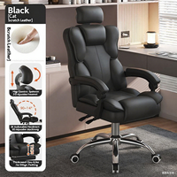Chaises confortables de patron de PDG de jeu de course chaise de bureau inclinable pivotante moderne avec repose-pieds chaises de jeu Sillas Gamer Pro