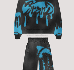 Conjunto de chándal de manga larga con cremallera completa para hombre para correr y deportes al por mayor chándal transpirable de nuevo estilo personalizado para hombre - Product Image 4