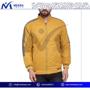 Custom <b>Men's</b> Bomber <b>Jacket</b> <b>Lightweight</b> Windproof Zipper <b>Jacket</b> for Streetwear, Outdoor Fashion, Sports, Travel and Casual Wear - Product Image 3