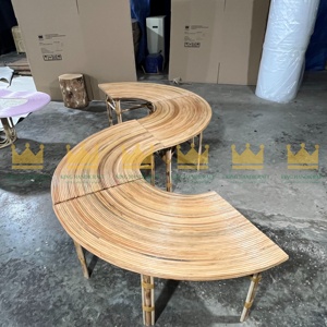 โต๊ะหวายรูปตัวเอสทันสมัยขายดีสำหรับเด็ก-ดีไซน์ไม่ซ้ำใครมีสไตล์และเป็นมิตรต่อสิ่งแวดล้อมจากเวียดนาม - Product Image 4