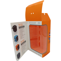 Caja de Embalaje para Cargador de Coche y Hogar, Adaptador de Viaje con Doble USB, Cajas de Papel con Forro de Esponja, Laminación Mate, Reciclable, Juguetes para Niños y Mascotas