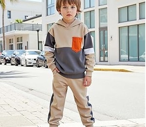 ชุดวอร์มแบบสวมหัวของเด็กชุดวิ่งจ๊อกกิ้งแฟชั่นฤดูร้อนแบบใหม่ล่าสุดสุดหรู - Product Image 4