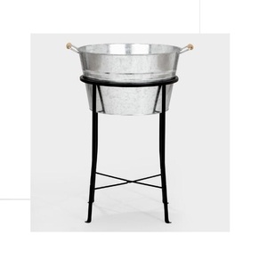 Collapsible Luxury Stainless Steel Eco-Friendly Beverage Tub Stand Customizable Easy Carry Portable <b>Ice</b> <b>Bucket</b> for Home Wedding - Product Image 4