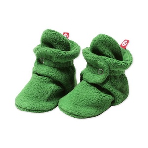 100% coton nouveau-né bébé chaussons au prix de gros nouveau-né pantoufles nouvelle mode coton bébé chaussons - Product Image 2