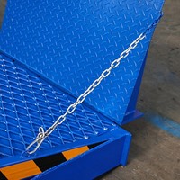 Rampe mobile articulée en acier inoxydable pour chariot élévateur à trois points, 3t, 8t, 20t, hauteur de chargement réglable, entrepôt de conteneurs, CE