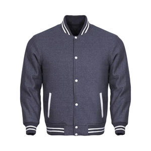 Veste universitaire personnalisée pour hommes Fabricant en gros 4xl Bomber Veste universitaire grande taille - Product Image 5