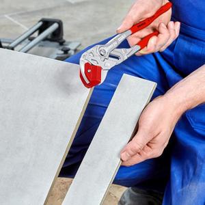 Pince à cisailler les carreaux Knipex chromée avec poignées plastifiées - Product Image 4