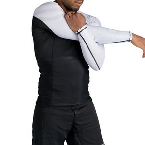 <b>Men</b> <b>Rash</b> <b>Guard</b> Sports Wear Solid Color Custom Logo Printing Breathable <b>Rash</b> <b>Guards</b> Latest Design Long Sleeves <b>Rash</b> <b>Guard</b> - Product Image 5