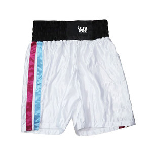 Équipement d'entraînement sportif, short de boxe en matériau respirant, short de boxe flexible pour mouvements fluides, short de boxe sur mesure - Product Image 1