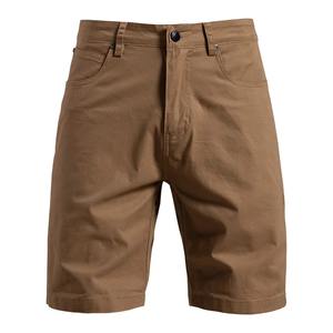 2025 nouveau été hommes Shorts 100% coton couleur unie Casaul Shorts haute qualité taille élastique pantalons courts - Product Image 2
