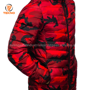 Veste bouffante en duvet avec capuche d'extérieur pour hommes vente en gros personnalisée hiver chaud épaissi veste respirante pour hommes service OEM - Product Image 4