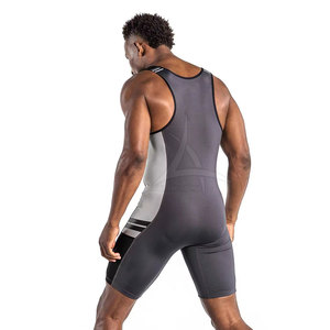 Custom <b>Men</b> Adult Wrestling <b>Singlet</b> Breathable Eco-Friendly Quick Dry Athletic Sleeveless Design Your Pattern Customized Colors - Product Image 2
